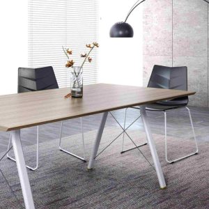 ピーターシリーズ 会議用テーブル 豊林e0級環境保護刨花板 ドイツ夏特化粧紙 オフィス家具